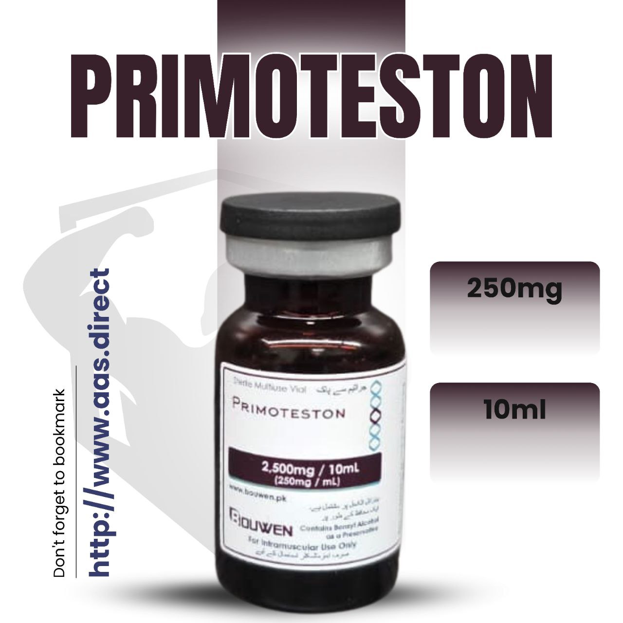 Primoteston 250mg (Testosterone Enanthate in caster oil)