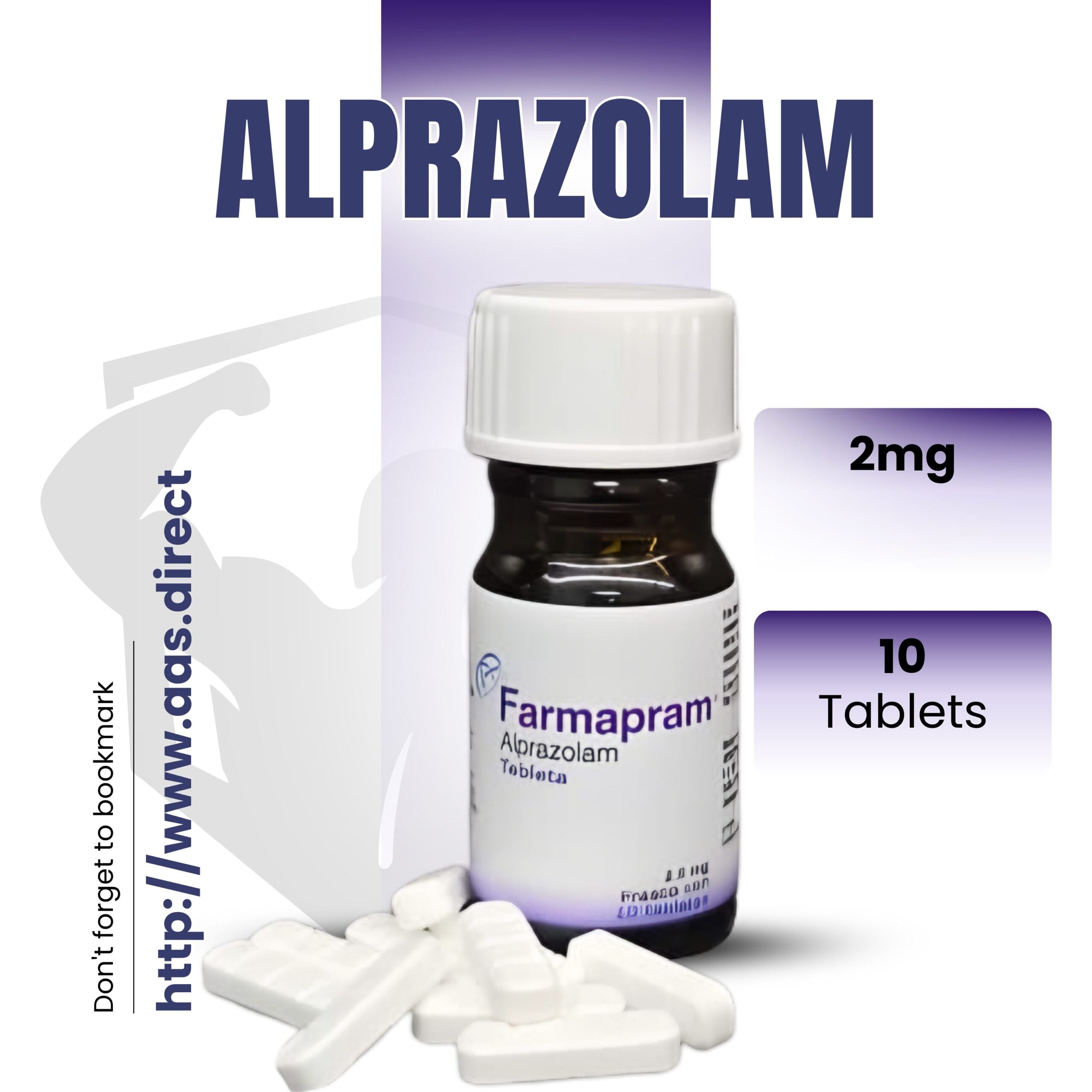 Xanax (Alphrazolam) Tablets 2mg